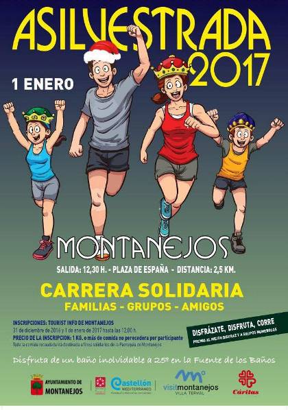 Carrera Solidaria Asilvestrada 2017, en Montanejos