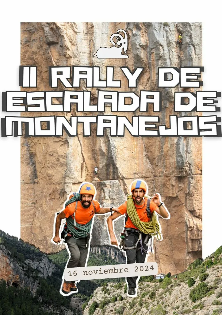 cartel del 2o rally de escalada de Montanejos