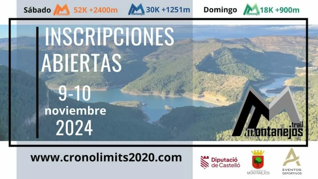 Cartel del Trail de Montanejos 2024