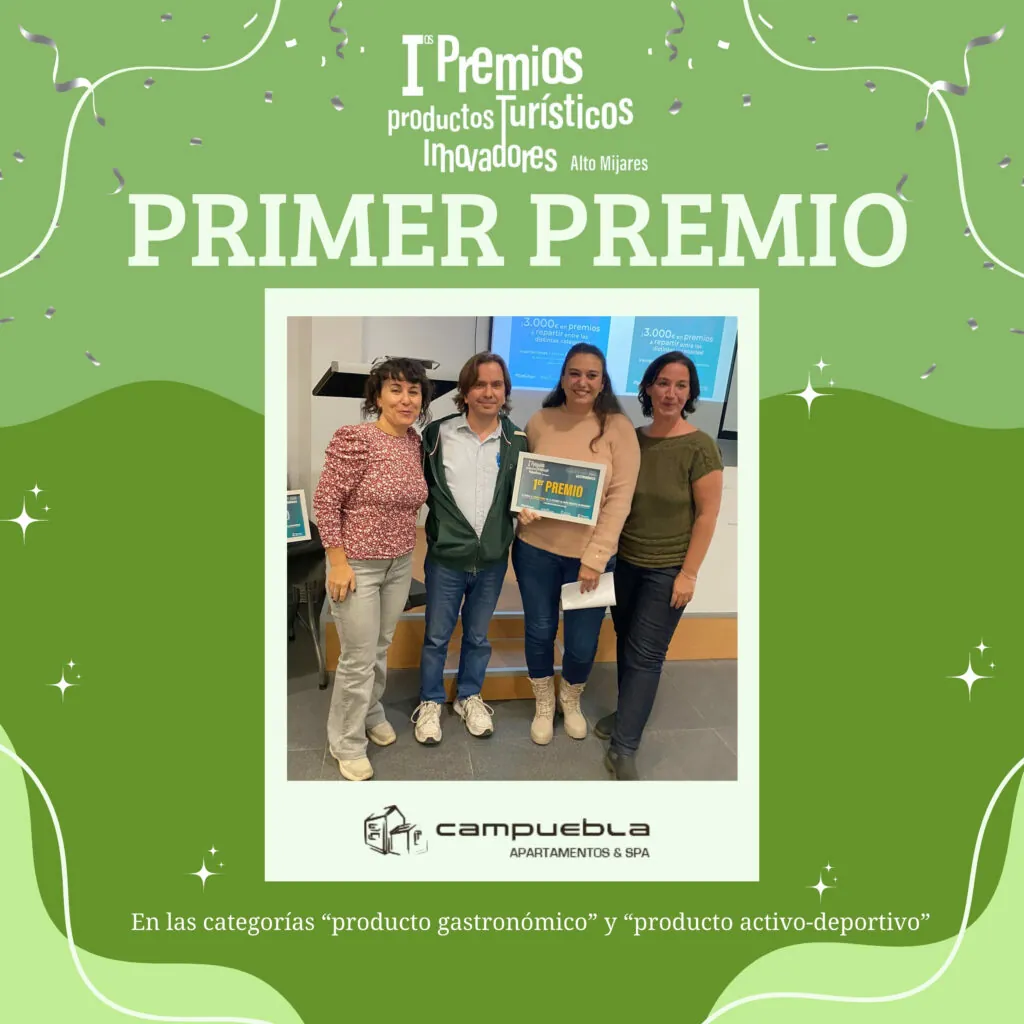 Anuncio ganadores Primer Premio Experiencias turísticas innovadoras